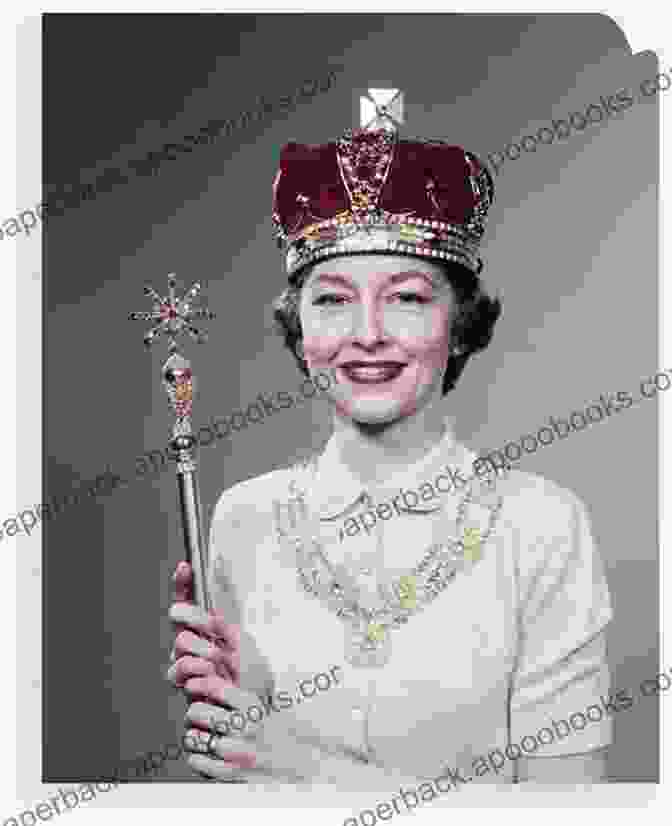 A Book Cover With A Woman Wearing A Crown And Holding A Scepter, Looking Confident And Empowered Queen Of This Realm: A Novel (Queens Of England 2)