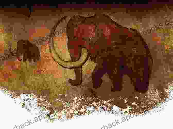 A Cave Wall Adorned With Mammoth Hunter Art, Featuring Vivid Depictions Of Mammoths, Hunting Scenes, And Symbolic Imagery. The Mammoth Hunters (with Bonus Content): Earth S Children Three