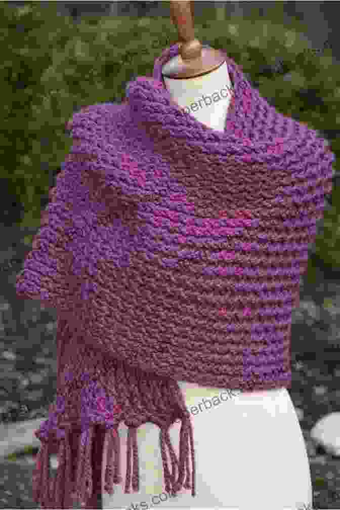 A Close Up Of A Knitted Shawl With Delicate Lacework Sock Yarn Shawls: 15 Lacy Knitted Shawl Patterns