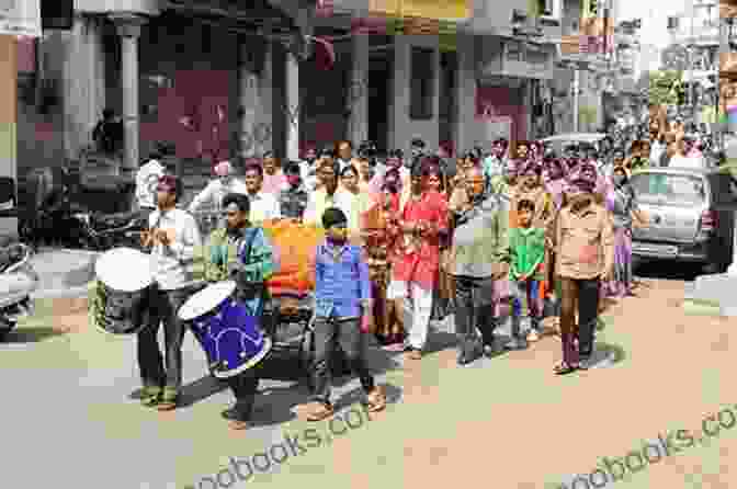 A Colorful Hindu Funeral Procession With Musicians And Dancers Death And Bereavement Around The World: Reflective Essays: Volume 5 (Death Value And Meaning)