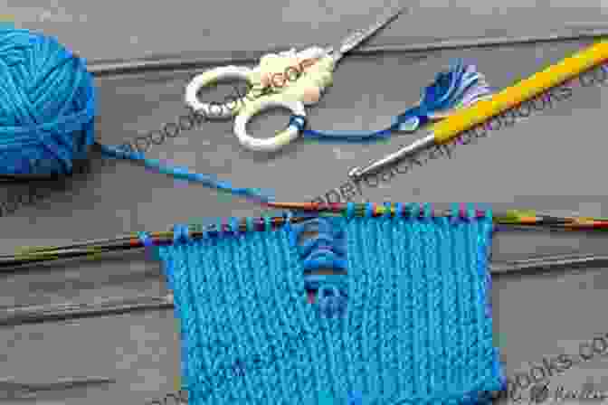 A Crochet Project With A Dropped Stitch, Demonstrating The Troubleshooting Techniques Provided In The Guide Crochet Yarn For Crocheting : Easy Crochet Discover All You Need To Know