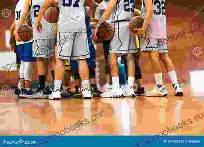 A Diverse Team Of Basketball Players Huddling Together, Symbolizing Unity All American Hearts Joseph Baddick