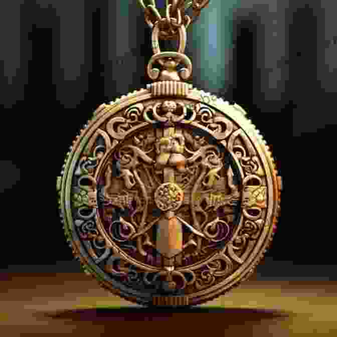 A Golden Amulet, Adorned With Intricate Carvings, Rests On An Ancient Map. The Empire Of Gold: A Novel (The Daevabad Trilogy 3)