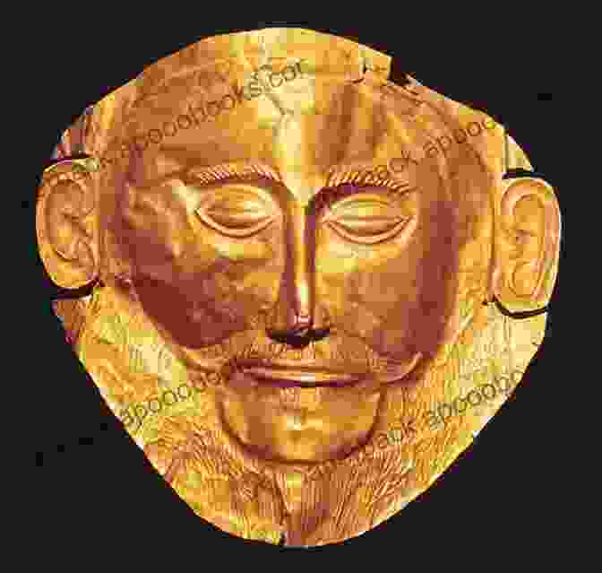 A Golden Funerary Mask, A Testament To The Artistry And Craftsmanship Of The Mycenaeans A Brief History Of Ancient Greece