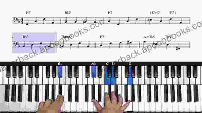 A Musician Improvising Walking Bass Lines On A Piano Piano Walking Bass: From Blues To Jazz