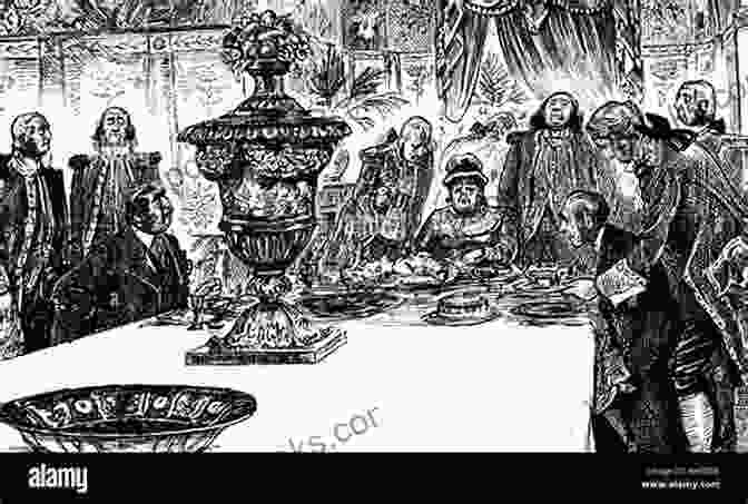 An Illustration Depicting A Lavish Banquet From The Complete Works Of Athenaeus Illustrated: The Deipnosophistae