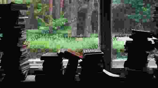 An Open Book Resting On A Windowsill, Overlooking A Serene Forest The Hunted (The Dawning Of Muirwood 2)