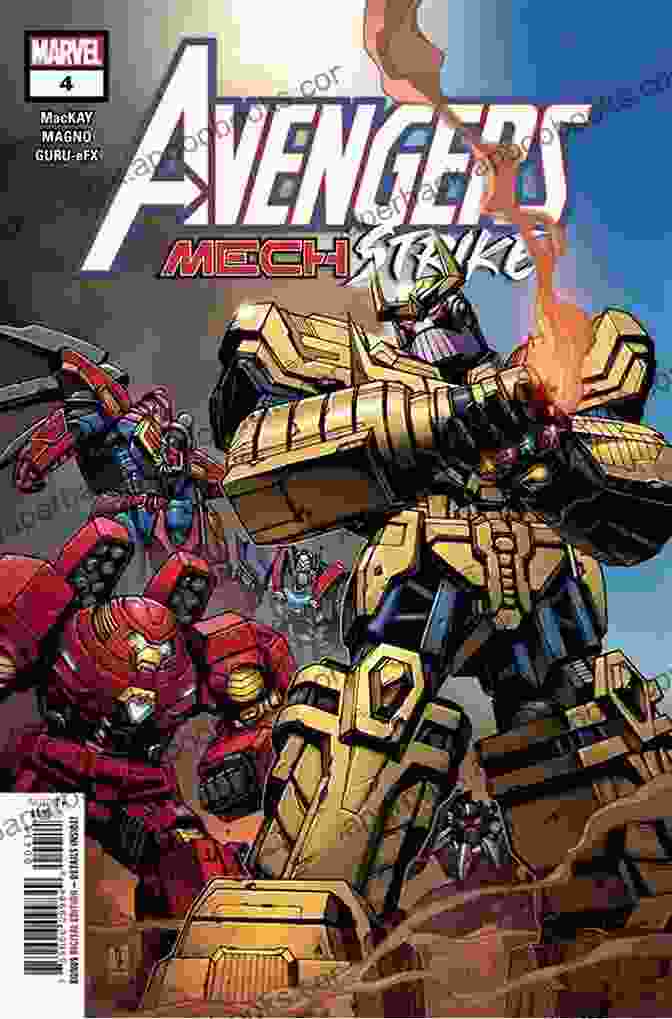 Avengers Mech Strike 2024 Cover Art Featuring The Avengers In Their Mech Suits Facing Off Against An Alien Spaceship Avengers Mech Strike (2024) #1 (of 5) Jed MacKay