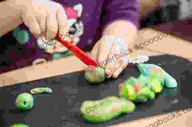 Cheerful Children Playing With Colorful Play Dough, Stimulating Their Imagination And Developing Fine Motor Skills How To Make Play Dough : Quick N Easy Playdough Recipes