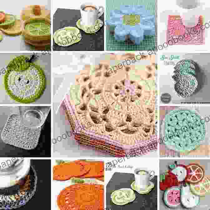 Cute Crochet Coasters Made With Adorable Stitches Crochet Stitches Collection: Learn To Make Cute Crochet Stitches And Create Wonderful Projects For One Hour