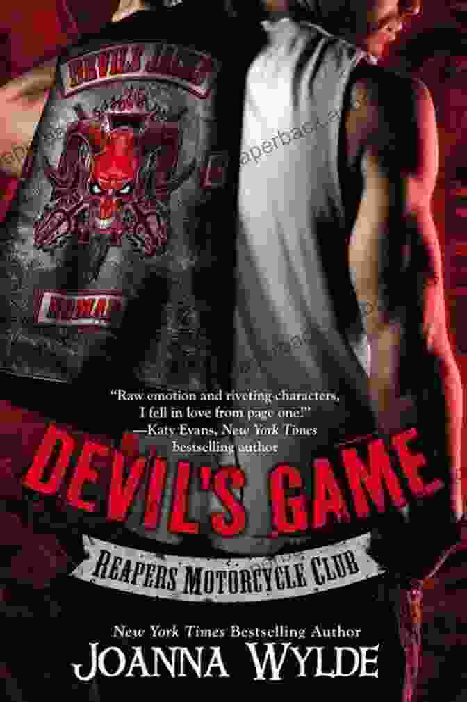 Devil Game Reapers Motorcycle Club Book Cover Featuring A Silhouette Of A Biker On A Motorcycle Against A Fiery Backdrop Devil S Game (Reapers Motorcycle Club 3)