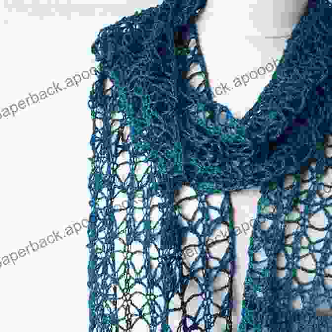 Elegant Lacy Crochet Scarf Made With Cute Stitches Crochet Stitches Collection: Learn To Make Cute Crochet Stitches And Create Wonderful Projects For One Hour