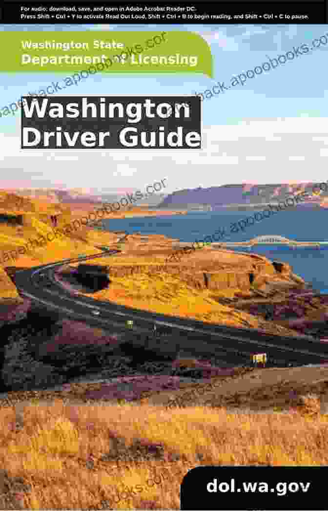 Image Of A Law Book Representing Washington Traffic Laws DRIVERS PERMIT TEST FOR WASHINGTON : With 330 Current Questions And Answers For DMV Written Exam Preparation (Study Guide) For New Drivers