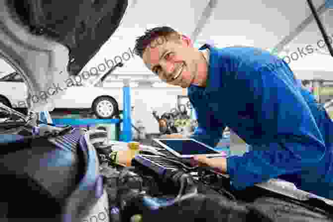 Image Of A Mechanic Servicing A Car DRIVERS PERMIT TEST FOR WASHINGTON : With 330 Current Questions And Answers For DMV Written Exam Preparation (Study Guide) For New Drivers