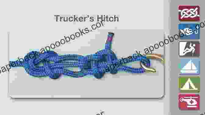 Image Of A Trucker's Hitch DIY BASIC 15+ KNOT TYING TECHNIQUE FOR BEGINNERS: A DETAILED GUIDE ON HOW TO TIE THE BASIC KNOTS YOU NEED TO KNOW