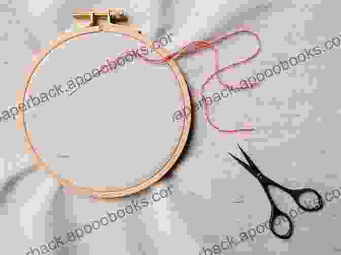 Image Of Embroidery Hoop And Fabric HOOP EMBROIDERY FOR BEGINNERS: Guide On How To Hoop Embroider Kinds Of Weaving Loops Tips For Beginners