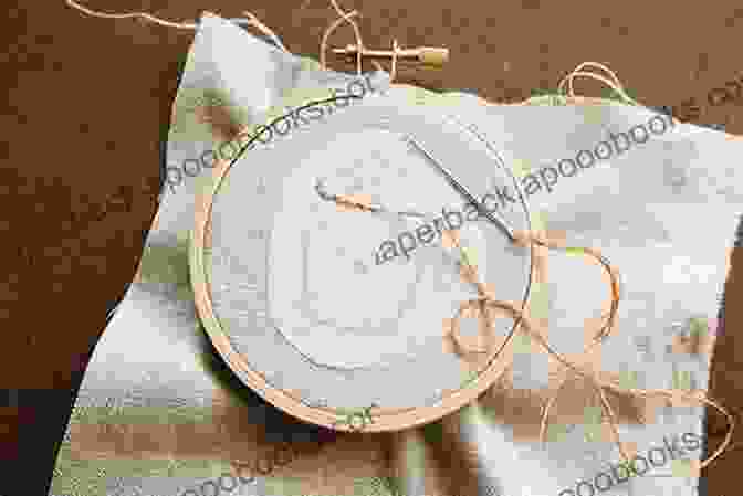 Image Of Pattern Being Transferred Onto Fabric HOOP EMBROIDERY FOR BEGINNERS: Guide On How To Hoop Embroider Kinds Of Weaving Loops Tips For Beginners