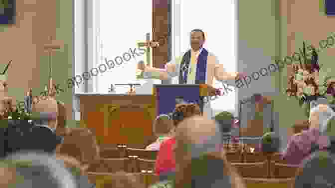 Jerry Young Preaching To A Congregation As A Christian Minister Triple A 7 Jerry D Young