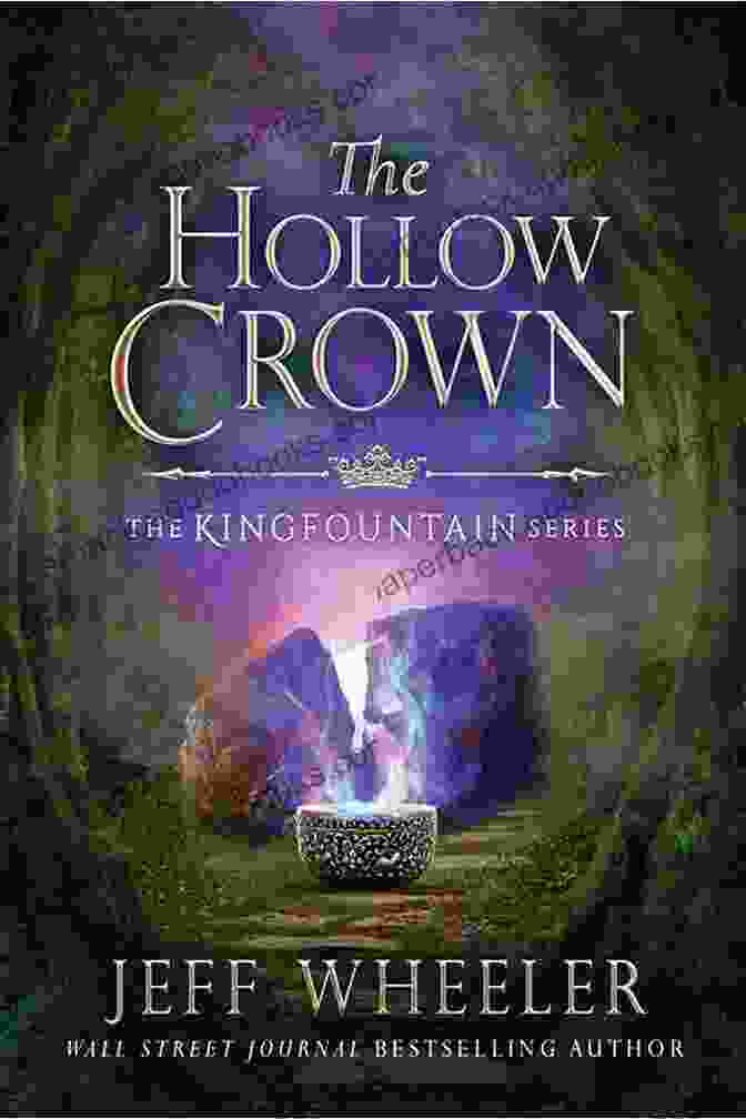 Kingfountain Book Cover, Featuring A Majestic Eagle Soaring Over A Fantasy Landscape The Hollow Crown (Kingfountain 4)