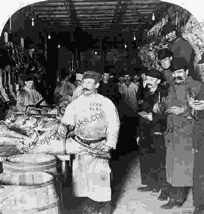 Meatpacking Workers Working In A Factory, With A Caption Emphasizing The Exploitation And Low Wages Prevalent In The Industry. The Food Industry In Eric Schlosser S Fast Food Nation (Social Issues In Literature)