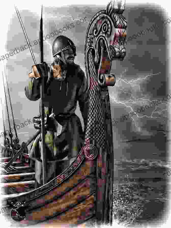 Mordec The Viking Standing On The Deck Of A Viking Ship, Looking Out To Sea Mordec And The Lost Boys (4) (Thrilling Adventures Of Mordec The Viking)