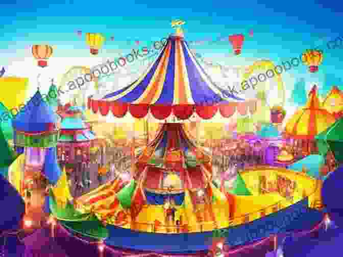 Panoramic View Of A Lively Texas Festival With Colorful Tents, Food Stalls, And Smiling Faces Fun Texas Festivals And Events