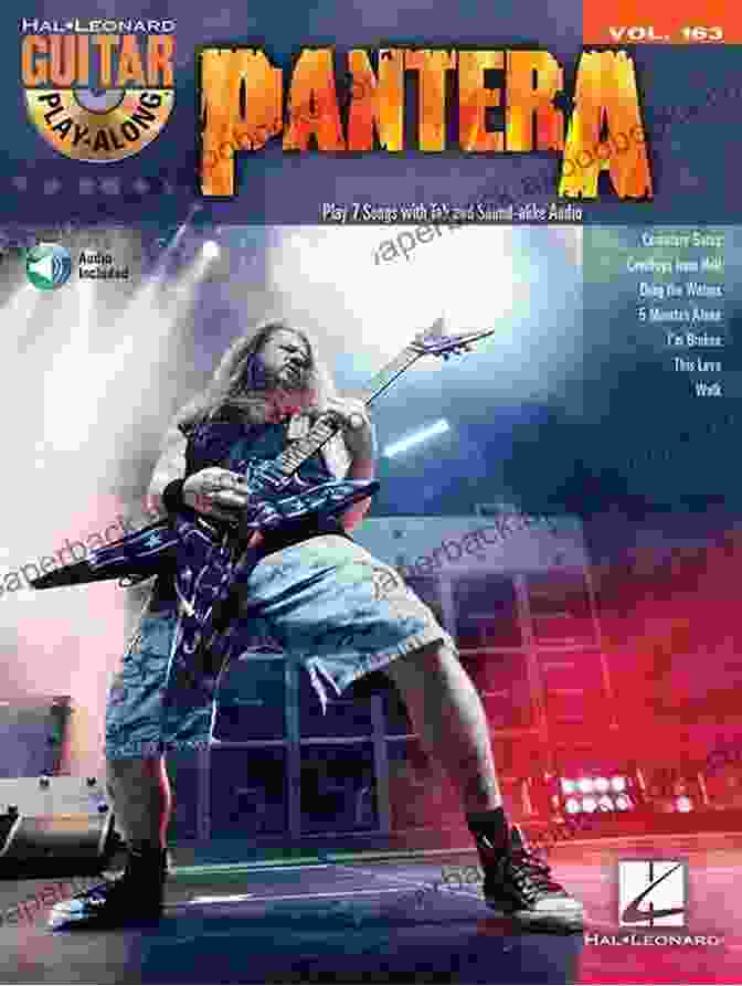 Pantera Songbook Audio Tracks Pantera Songbook: Guitar Play Along Vol 163