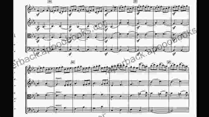 Score Excerpt From Haydn's String Quartet Op. 50 No. 2, Illustrating The Intricate Counterpoint And Melodic Interplay Between The Four Instruments Haydn: String Quartets Op 50 (Cambridge Music Handbooks)