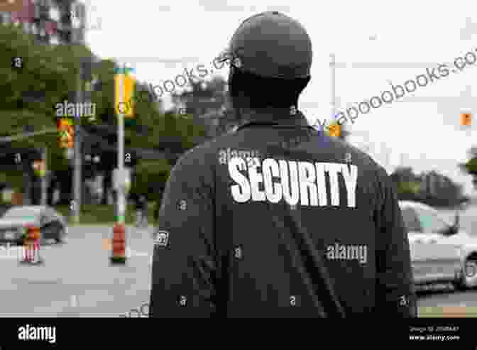 Security Personnel Patrolling A Crowded Street, Their Presence Providing A Sense Of安心 To Those Around Them. Guts Glory: Mercy (In The Shadows Security 1)