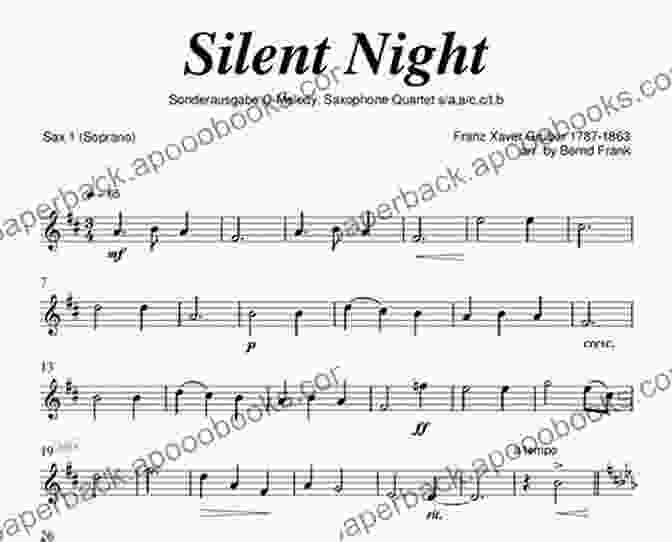 Silent Night Saxophone Quintet Score Stille Nacht Silent Night Saxophone Quintet (score): Stille Nacht