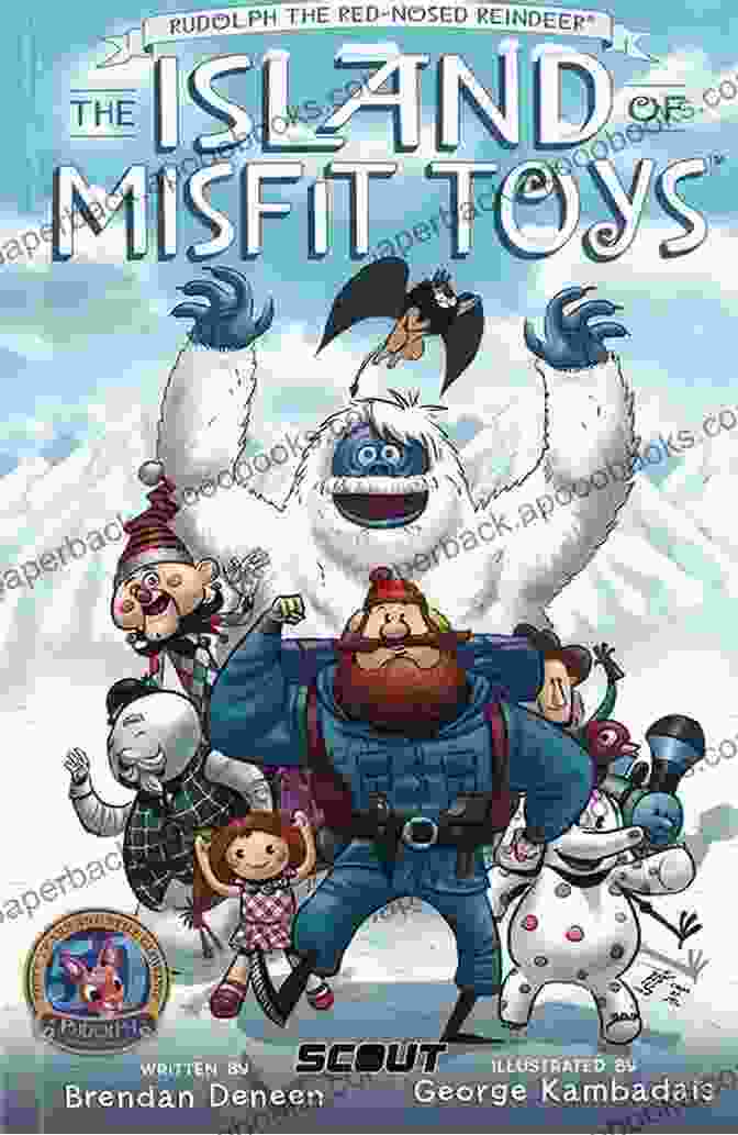 The Cover Of Misfit Island, Featuring A Vibrant Illustration Of The Island And Its Diverse Inhabitants Misfit Island Jean Racine