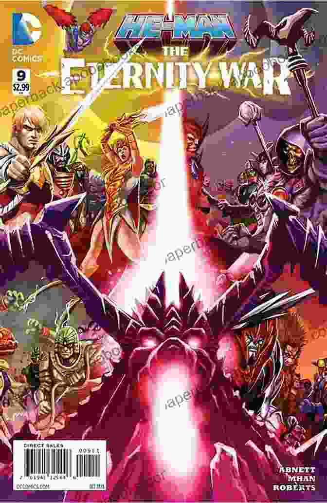 The Eternity War 2024 He Man Book Cover, Featuring He Man Holding The Sword Of Power On A Cosmic Battlefield. He Man: The Eternity War (2024) #3 (He Man:The Eternity War (2024 ))