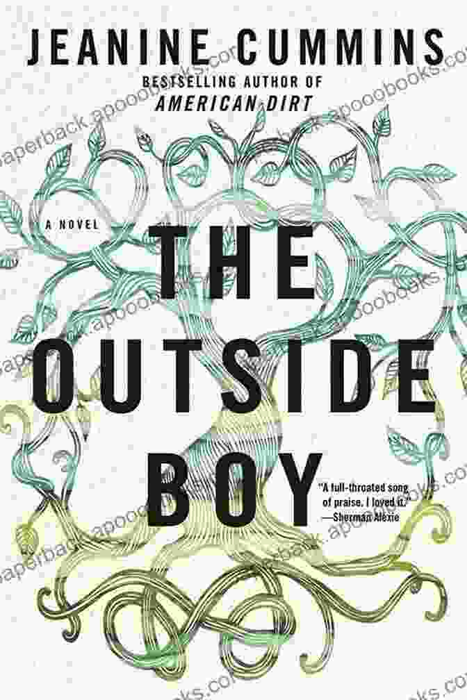 The Outside Boy Novel Cover: A Silhouette Of A Boy Standing Alone In A Field, With A Shadowy Figure Approaching From The Distance The Outside Boy: A Novel